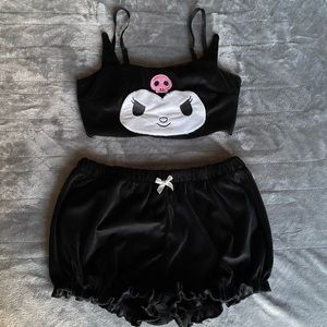 Kuromi cosplay set